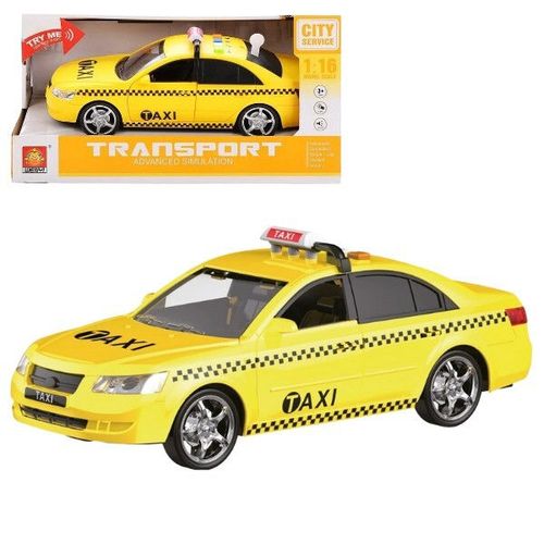 cumpără Mașină Wenyi WY560C 1:16 Mașină inerțială Taxi (lumină/sunet/uși mobile) în Chișinău 