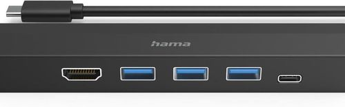 cumpără Adaptor IT Hama 200144 USB-C Hub, Multiport, 6 Ports, 3 x USB-A, USB-C, HDMI, LAN/Ethernet în Chișinău 