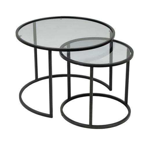 купить Журнальный столик Trendy Set masuta de cafea, Tokyo, Negru, 60x43x60cm в Кишинёве 