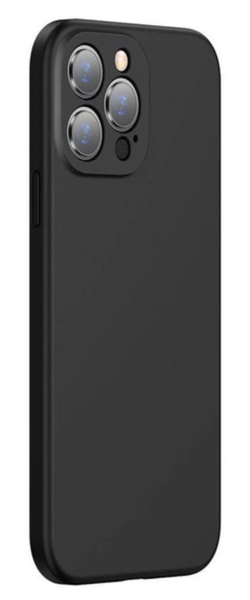 купить Чехол для смартфона Baseus Liquid Silica Gel Protective iPhone 13 Pro, Black в Кишинёве 