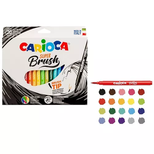 cumpără Instrumente de scris Carioca 42968 Set carioci Super Brush 20 buc în Chișinău 