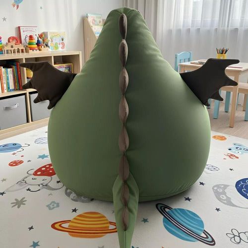 купить Кресло-мешок BeanBag BM6288, Дракончик из велюра, L в Кишинёве 