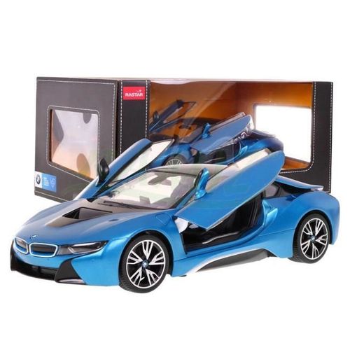 купить Радиоуправляемая игрушка Rastar 71000 R/C 1:14 BMW i8, albastră, 1909D в Кишинёве 