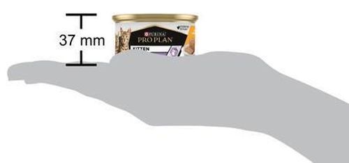 cumpără Hrană pentru animale de companie Purina Pro Plan Kitten cons.metalica p/pisici (pui) 85g (24) în Chișinău 