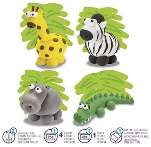 cumpără Set de creație Promstore 53264 Set pentru modelare din lut Modelight Safari în Chișinău 