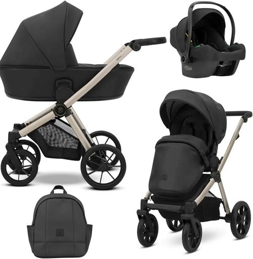 cumpără Сărucior pentru copii Kunert Carucior 2in1 BRAV Black în Chișinău 
