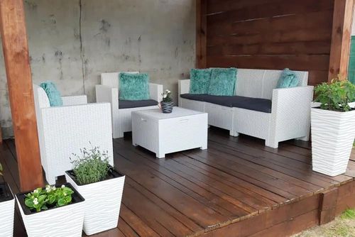 cumpără Set mobilier de grădină Bica Nebraska 3 White în Chișinău 