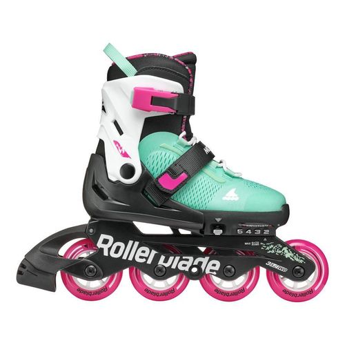 cumpără Role Rollerblade 86B0751520NG03 Microblade XT, 28-32, Nero/Verde Mare în Chișinău 