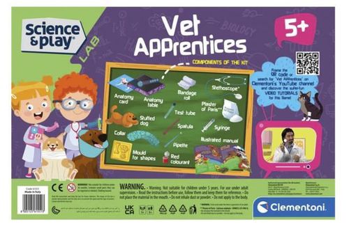 купить Игрушка Clementoni Set de joaca SOS Veterinary Science & Play (61551) в Кишинёве 