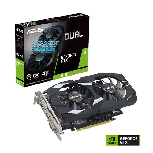 купить Видеокарта ASUS DUAL-GTX1650-O4GD6-P-EVO, GeForce GTX1650 4GB GDDR5, 128-bit, GPU/Mem clock 1785/12002MHz, PCI-Express 3.0, DVI/HDMI/Display Port (placa video/видеокарта) в Кишинёве 