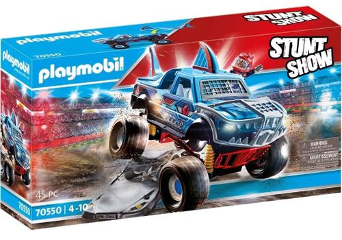 cumpără Mașină Playmobil PM70550 Stunt Show Shark Monster Truck în Chișinău 