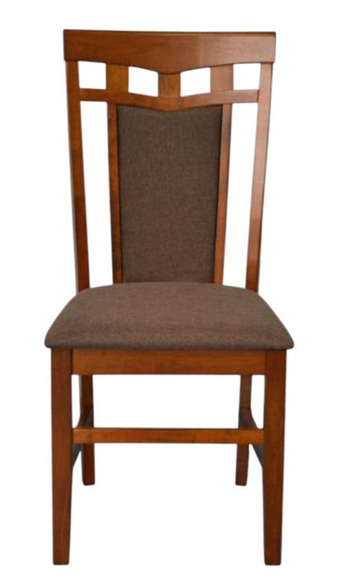 купить Комплект стол и стулья Evelin di Costacurta стол HV-24V Burnish oak + 6 стульев Deepa R Burnish oak/Ekea12 Dark Brown в Кишинёве 