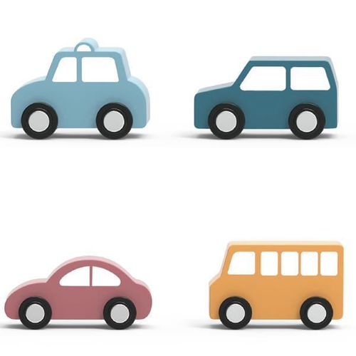 купить Конструктор Viga 44040 Set de construcție din lemn Orașul, 56 elem. в Кишинёве 