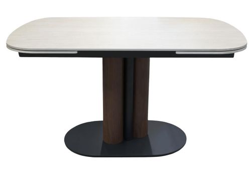 купить Стол Deco Calden 1400-2000x850x760 (HT2598-GN) White (HY-280) в Кишинёве 