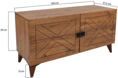 купить Тумба напольная для TV Trendy Roza 100x53x35cm (GTR000226) в Кишинёве 
