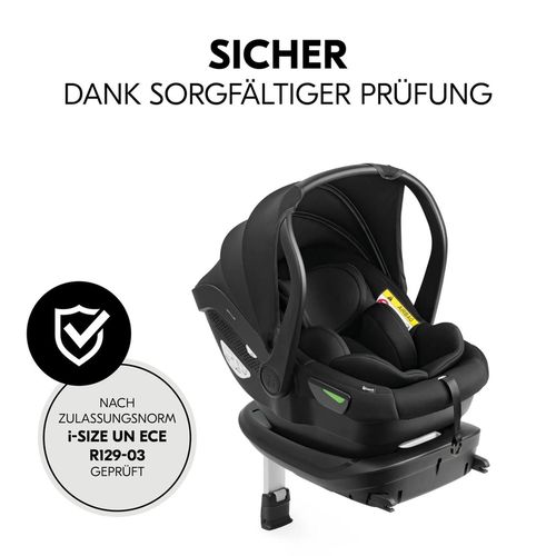 cumpără Scaun auto Hauck Scoica auto 0-13kg + baza Isofix Drive N Care Set Black în Chișinău 