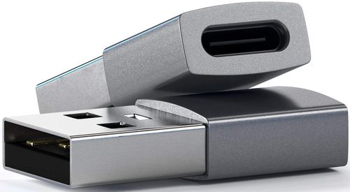 купить Переходник для IT Satechi Type-A to TypeC Adapter Gray в Кишинёве 