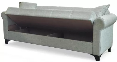 купить Диван Trendy Ares, extensibila cu lada de depozitare, 215x80x80cm, Gri в Кишинёве 
