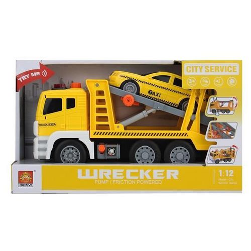 cumpără Mașină Wenyi 832A 1:12 Camion de tractare cu mașină taxi cu fricțiune în Chișinău 