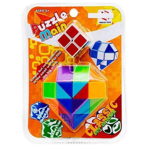 купить Головоломка misc 7386 Joc p/u copii Sarpele logic Rubic+cub 2x2 472086 в Кишинёве 