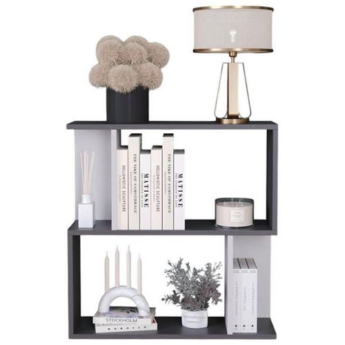 cumpără Raft de birou Remaks Asimetrik 2 Antharacite/White în Chișinău 