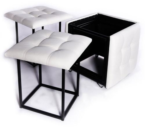 cumpără Puf Nex Home Cub Transformer 5 scaune in 1 N11, Bej deschis în Chișinău 