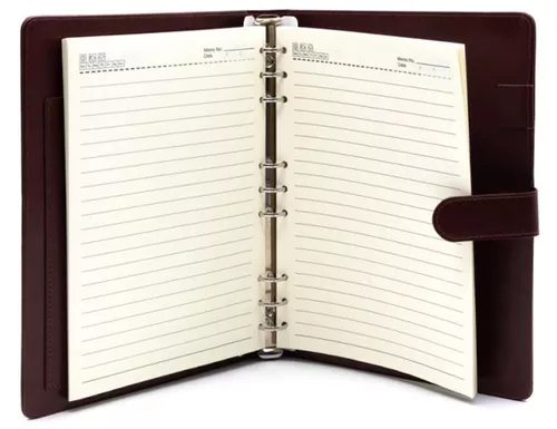 купить Блокнот miscellaneous Agenda cu bloc detasabil, B5 18-83 bordo в Кишинёве 