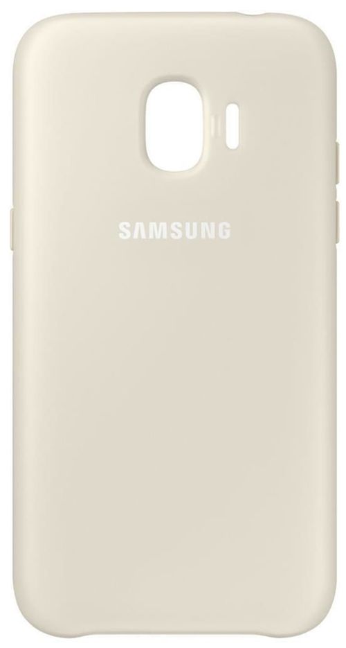 купить Чехол для смартфона Samsung EF-PJ250, Galaxy J2 2018, Dual Layer Cover, Gold в Кишинёве 
