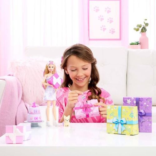 купить Кукла Barbie JFG70 Set de joacă Barbie Ziua de naștere a animalului de companie в Кишинёве 