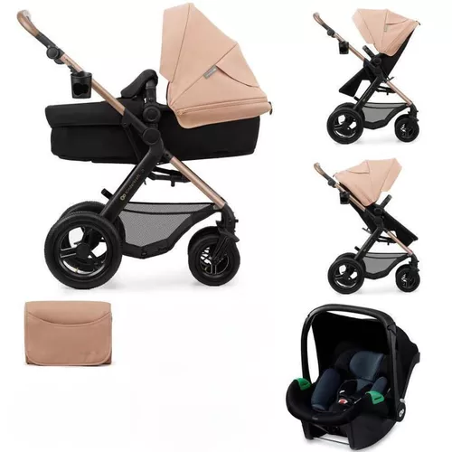 cumpără Сărucior pentru copii KinderKraft 3in1 Moov 2 Air KSMOOV02BEG0000 Sand Beige în Chișinău 