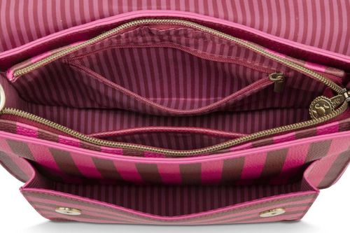 купить Сумка плечевая Pip Studio 51.273.414 Fenna Cross Body Bag Medium Stripe Pink 25x7x20cm Pink в Кишинёве 