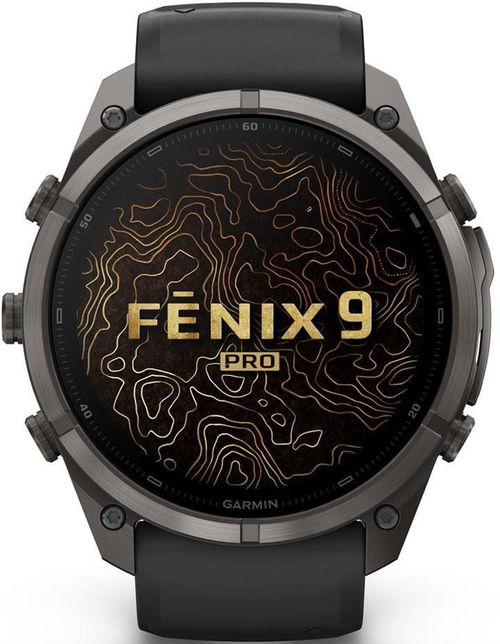 cumpără Ceas inteligent Garmin Fenix 9 Pro, 51mm, inReach, CbnGyDLCTi, Bk/PblBd (010-04337-11) în Chișinău 