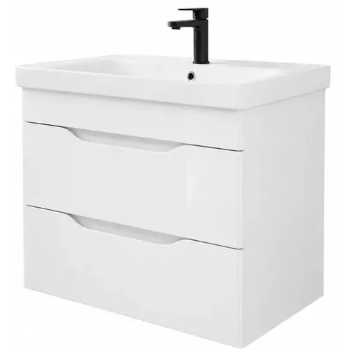 cumpără Dulap pentru lavoar Mashtab 11439 Print cu 2 sertare 90cm Alb în Chișinău 