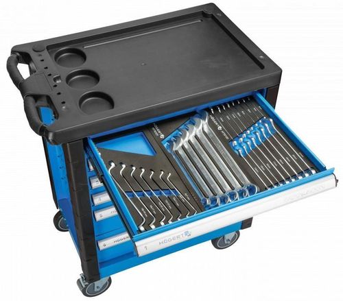 купить Система хранения инструментов Hoegert HT7G052 Тележка инструментальная (171 предмет) в Кишинёве 