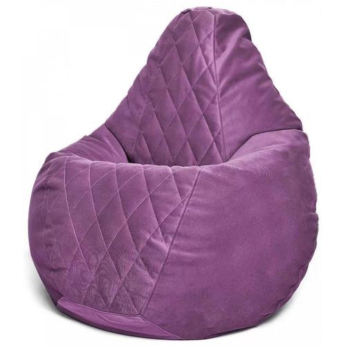 cumpără Fotoliu BeanBag BeanBag BM6160, Кресло Груша из велюра Maserrati "Romb", XXL, сиреневый în Chișinău 
