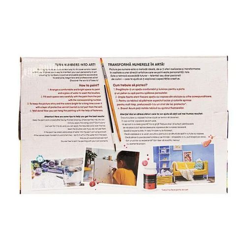 cumpără Tablou pe numere Art Gallery CX4410 20x30cm Bufnita albastra în Chișinău 