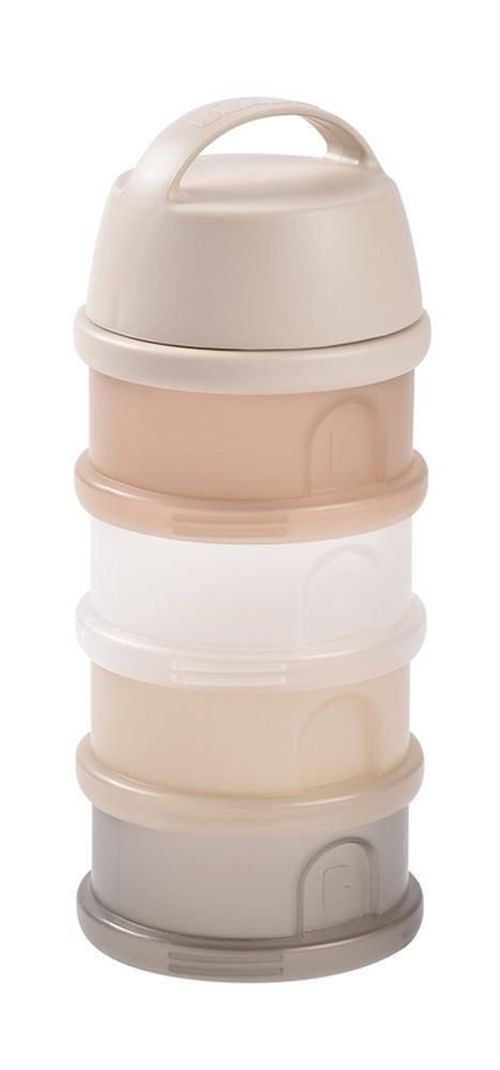 купить Контейнер для хранения пищи Beaba B911749 Recipient lapte praf 4 compartimente transparente Clay в Кишинёве 