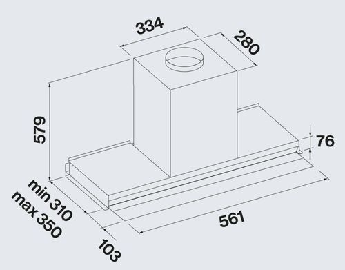 купить Вытяжка Falmec VIRGOLA NRS TOUCH 60 Europe Stainless Steel (w/o filter pack) в Кишинёве 