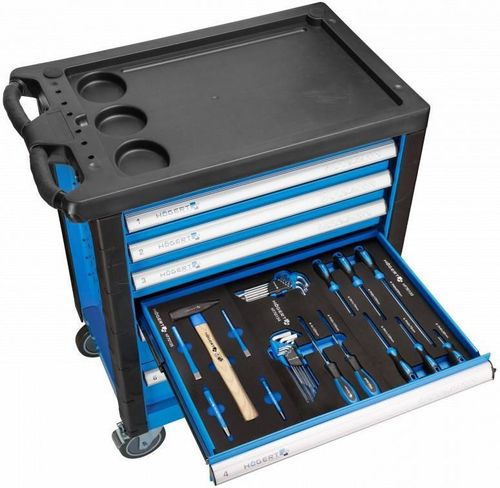 купить Система хранения инструментов Hoegert HT7G052 Тележка инструментальная (171 предмет) в Кишинёве 