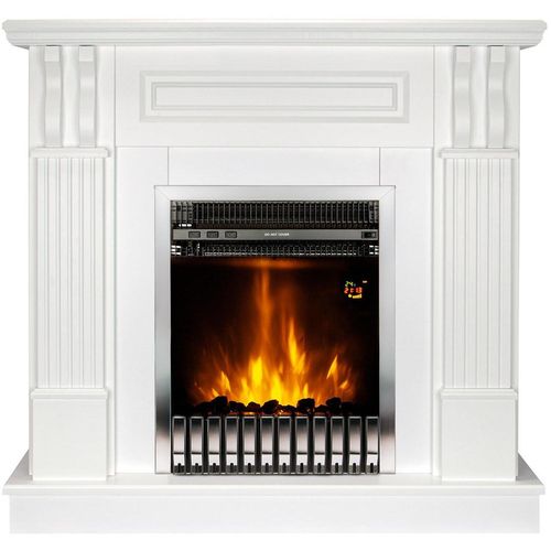 купить Камин электрический ArtFlame Veronix & Gala Silver, 1000x1050x300mm, Alb в Кишинёве 