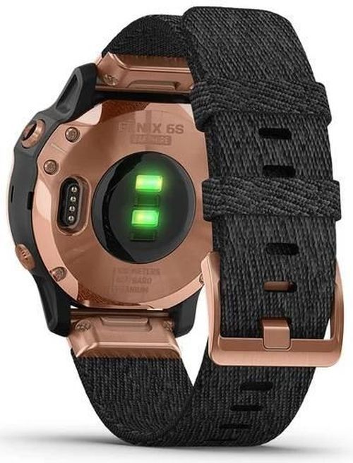 купить Смарт часы Garmin fenix 6S Pro Sapphire editions Rose gold-tone with heathered black nylon band в Кишинёве 