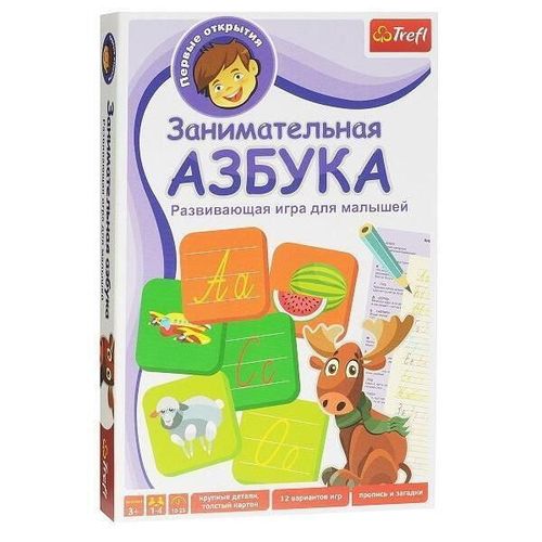 купить Настольная игра Trefl 01101 Joc de masa Alfabet RU в Кишинёве 