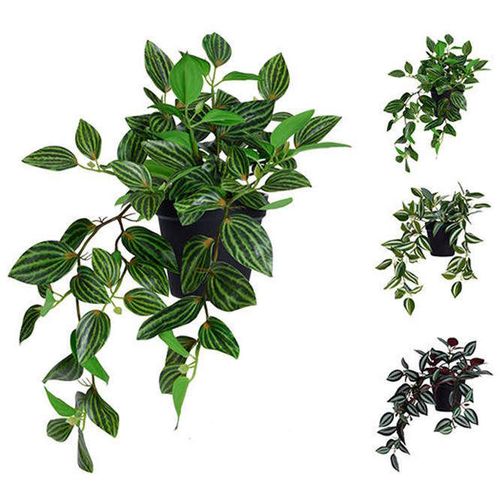 купить Искусственное растение Promstore 49454 Floare artificiala Tradescantia zebrina 42cm, in ghiveci в Кишинёве 