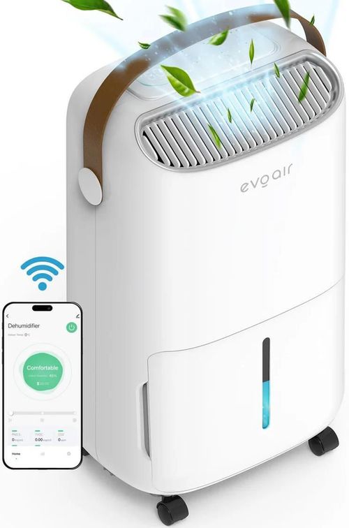 cumpără Dezumidificator de aer EvoAir NovaDry 16 Smart, 16l/24h, Senzor de Umiditate, Uscare Rufe, Maro în Chișinău 