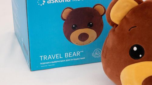 cumpără Jucărie de pluș Askona Подушка Travel Bear în Chișinău 
