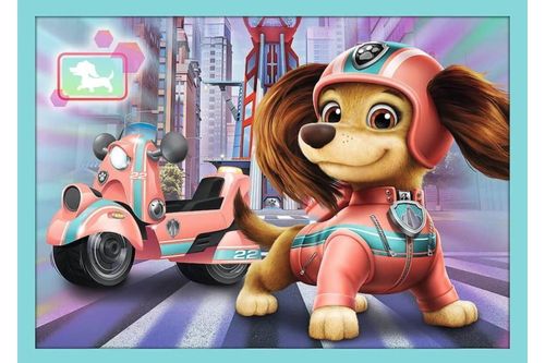 купить Головоломка Trefl 34394 Puzzles 4in1 Happy Paw Patrol в Кишинёве 