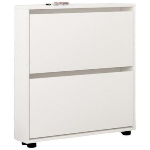 cumpără Raft pentru încălțăminte Mobildor-Lux Leo Slim 80x16x86H cm White în Chișinău 