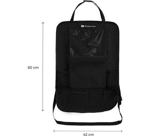 cumpără Accesoriu auto KinderKraft KAORSA00BLK0000 Органайзер для автомобиля 2-in-1 black în Chișinău 