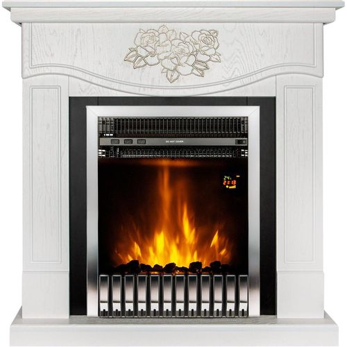 купить Камин электрический ArtFlame Auren & Gala Silver, 950x930x270mm, Alb в Кишинёве 