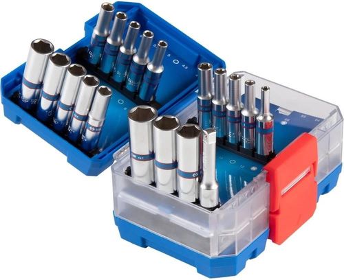 купить Набор головок, бит, насадок King Tony 2549MR-EB набор 1/4" торцевых головок 6 гран.Е-тип, насадок бит и принадлежностей, 48 пр. в Кишинёве 